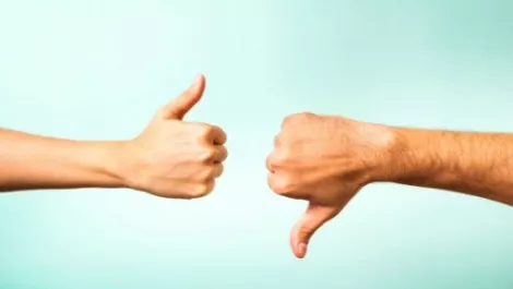 Thumbs up down
