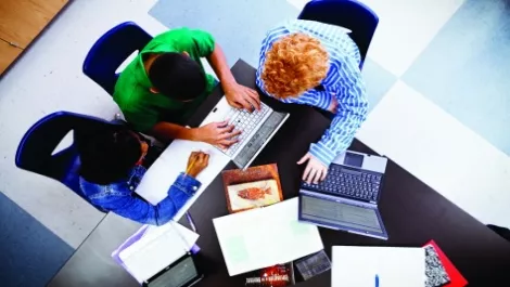 School kids computers