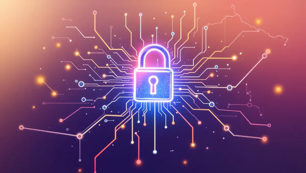 Glowing padlock circuit lines asia pacific map digital cybersecurity protection