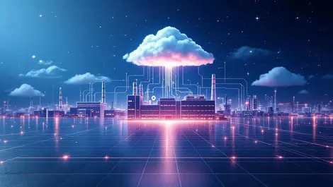 Modern warehouse factory cloud ai automation software integration