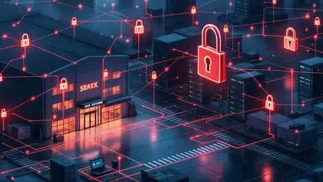 Warehouse retail storefront exposed credentials cyber risk network