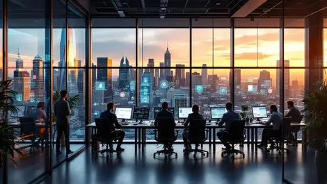 Melbourne glass office engineers cloud ai workspace anz hub